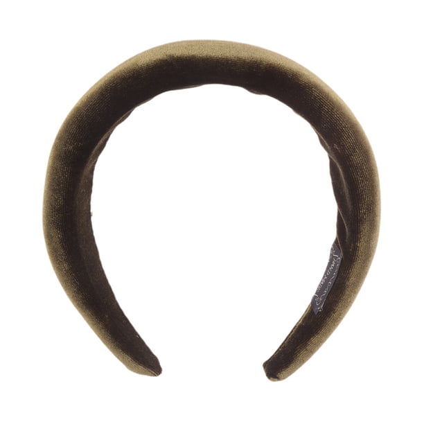 Diadema de esponja para el pelo, banda de tela de color liso, tocado elegante para mujeres y niñas, color verde