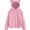 Pink, variant on DJDLJWCJ Girls Fleece Lined Hoodies Sweatshirt Winter Warm Long Sleeve Pullover Tops Kids Solid Color Sweatshirts Sky Blue Size 5T
