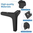thumbnail image 4 of Set of 4 Furniture Legs Load Up To 800Kg, 10Cm Modern Metal Triangle Shaped Table Leg, Hairpin Furniture Leg for Cupboard, Sofa, 4 of 5
