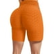 thumbnail image 1 of Gibobby Leggings cortos de yoga para mujer Pantalones cortos Fitness Hip Running High Biker Arrugado Mujer Yoga Cintura Pantalones Stretch Yoga Pantal(Naranja,G), 1 of 4