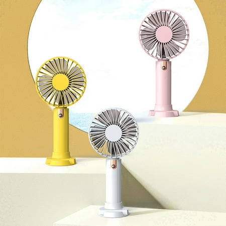 

Fogcroll Portable Fan Freestanding Strong Wind ABS Cool You Down Desk Fan for Travel