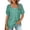 Mint Green, variant on gakvbuo Plus Size Summer Tops For Women 2023 Trendy Women Loose Casual Short Sleeve Square Neck Solid Casual Blouse T-shirt Tunic Tops