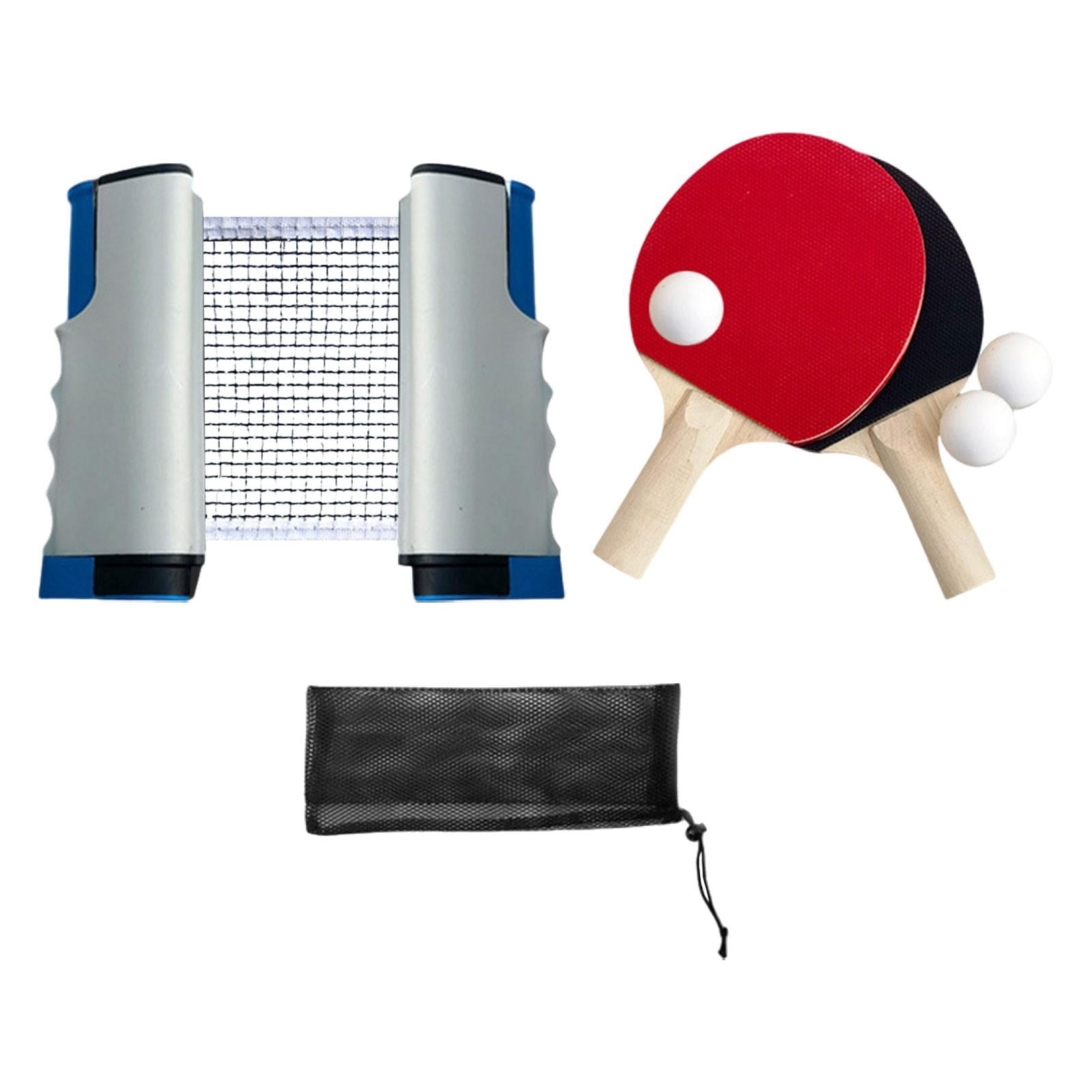 GARENDE Pong Paddles Set Accessories Retractable Net for Home Gym Sports Travel Grey
