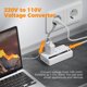 thumbnail image 4 of Convertidor de voltaje TESSAN de 220 V a 110 V con 4 enchufes USB y 2 AC, 4 of 8
