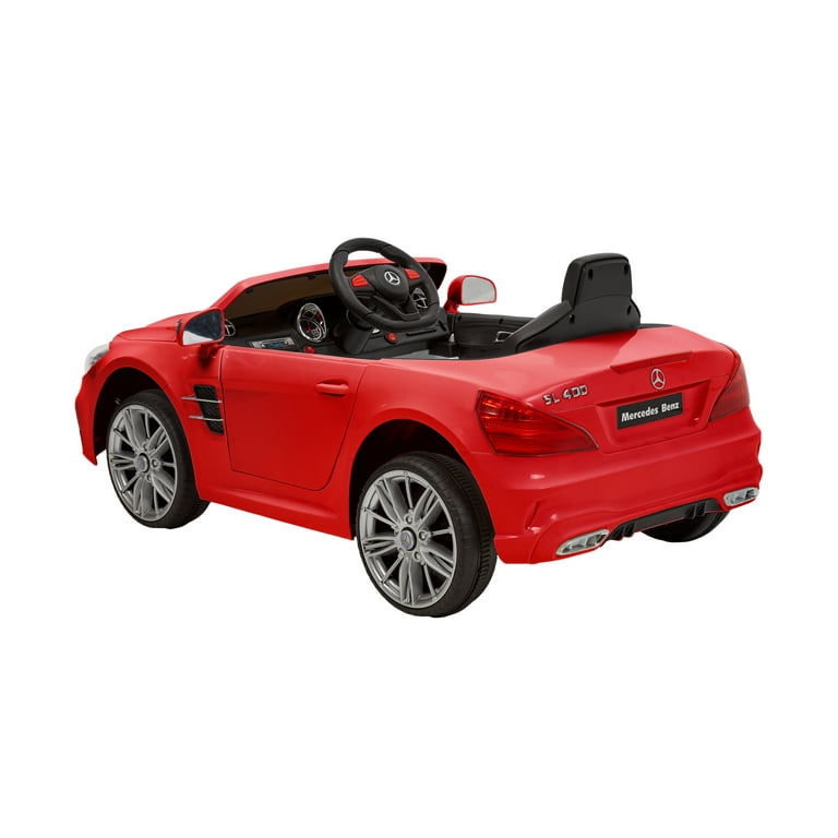 Mercedes-Benz 6V SL-400 Red Convertible Ride-On Car with