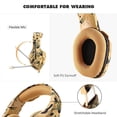 thumbnail image 3 of Camouflage Wire Game Headset with Mic LED for PS4 New Xbox Phone iPad, 3 of 9