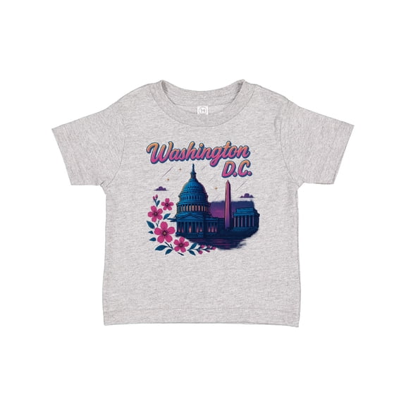Inktastic Washington D.c. Skyline Cherry Blossoms Boys or Girls Baby T-Shirt