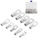 thumbnail image 5 of 90pcs SC Battery Wire Lugs Tinned Copper Crimp Rings Connectors Eyelets for Auto Car Marine, 5 of 9