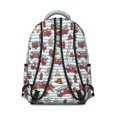 thumbnail image 3 of Fireman and Ladder Blue Pattern Backpack for School, Cute School Bag with Adjustable Shoulder Straps and Padded Back, 15.3"x11"x7.1", 3 of 5