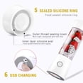 thumbnail image 5 of 480ml Mini Blender Blender With 6 Stainless Steel Knives, Usb Rechargeable, Smal, 5 of 5