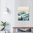 thumbnail image 4 of NJSTORE Large Canvas Wall Art for Living Room Extra Huge Foggy Forest Tree Artwork Landscape Painting Misty Mountain Nature Scenery Print Modern Office Above Bedroom Decor, 4 of 5