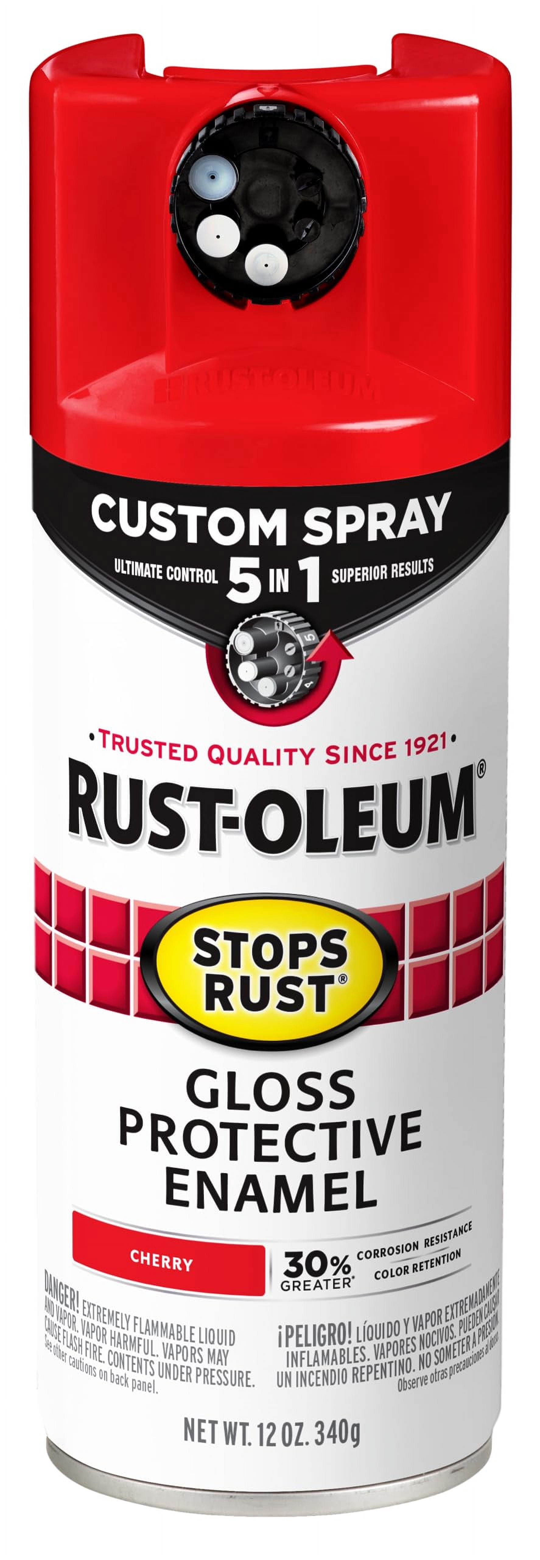 Pintura Rust-Oleum Stops Rust en Spray Personalizado 340 g Cereza ...