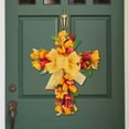 thumbnail image 7 of EUDIDV Easter Decor Easter Figurines Easter Wreath Wooden Frame Simulation Wreath Door Hanging Home Decoration Wreath Easter Party Supplies, 7 of 7