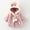 Pink, variant on Herrnalise Toddler Girls Solid Color Cactus Plush Cute Rabbit Ears Winter Hoodie Thick Coat Cloak