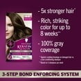 thumbnail image 4 of Schwarzkopf Keratin Hair Dye 4.0 Cappuccino, Permanent Hair Color, 1 Use, 4 of 12