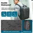 thumbnail image 3 of Fotopro Backpack, Waterproof Travel Camera Bag, Fashion Expandable Large Storage Compatible with Cannon Sony DSLR/SLR/Mirrorless Photography Camera Lens, Tripod, Stabilizer, Laptop, FB-4 Pro, 3 of 5