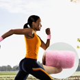 thumbnail image 3 of Juego de dos piezas de muñequeras deportivas de algodón (rosa), adecuadas tanto para hombres como para mujeres, adecuadas para tenis, baloncesto, correr, gimnasio, fitness., 3 of 5