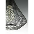 thumbnail image 2 of Progress Lighting Mesh 1-Light Mini Pendant, Antique Bronze, Open Cage Frame, Ideal for Clusters or Groups, Canopy Included, 2 of 8