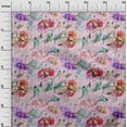 thumbnail image 2 of oneOone Cotton Poplin Twill Light Pink Fabric Texture,Leaves & Floral Artistic Fabric For Sewing Printed Craft Fabric By The Yard 56 Inch Wide, 2 of 2