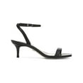 thumbnail image 2 of Sam Edelman Rayelle Black Leather Ankle Strap Open Toe Kitten Heel Dress Sandals (BLACK, 6), 2 of 3