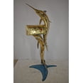 thumbnail image 4 of Nifao Sailfish and marlin fish Bronze Statue - mailbox – Garden Outdoor Decor Sculpture, 29"L x 35"W x 77"H, 4 of 9
