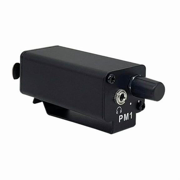 Compactly Personal In Ear Monitor Amplifier with Locking Mechanism for Musicians with High Power 3.5mm Headphones Output