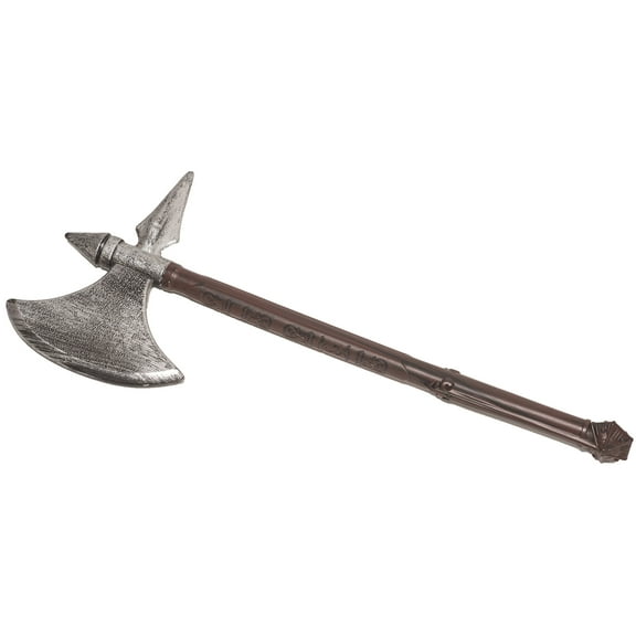 UNDERWRAPS Silver Axe Costume Accessory - Halloween Accessories for Men & Women, Cosplay Weapon for Adults, LARP Accessory, Dress Up Axe