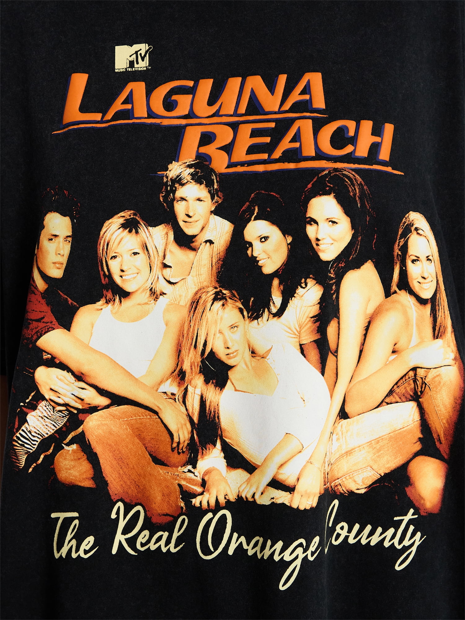 Laguna Beach Women's Oversized Graphic Tee with Short Sleeves, Sizes XXS-4X
