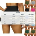 thumbnail image 4 of Athletic Shorts for Women Comfortable and Breathable Yoga Solid-Color Shorts Elastic High-Waisted Shorts for Gym Dancewear Practice Wear, Size S-2XL, 4 of 7