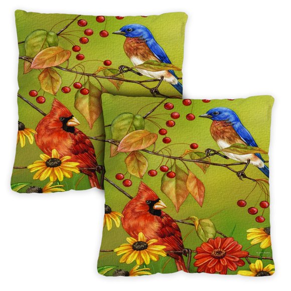 Birds Throw Pillows