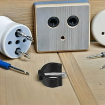 WHAMVOX 8pcs Toilet Safety Rails Locking Clips Replacement Toilet Seat Risers Tube Pin Locks Clamp for Tube Toilet Seat Walker Cane