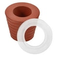 thumbnail image 3 of Shisuyan Umbrella Table Hole Cover Insert Rubber Transparent Patio Umbrella 1Set, 3 of 9