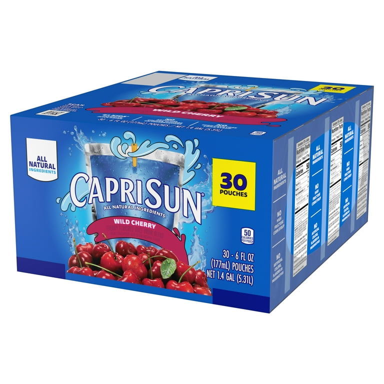 Capri Sun Wild Cherry Flavored with other natural flavor Juice