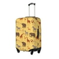 thumbnail image 2 of Qekee Cute Animals Elastic Luggage Cover, Double-sided Print, Invisible Zipper, for Travel, Business, Daily - X-Large, 2 of 9