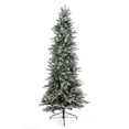 thumbnail image 2 of Home Heritage Overlight 7.5 Foot Flocked Prelit Artificial Christmas Tree, 2 of 11