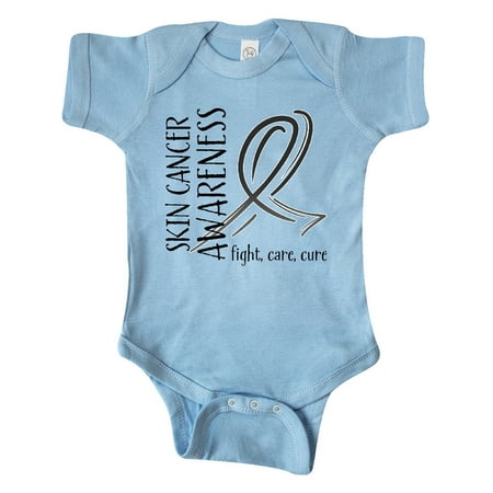 

Inktastic Skin Cancer Awareness- Fight care cure Gift Baby Boy or Baby Girl Bodysuit