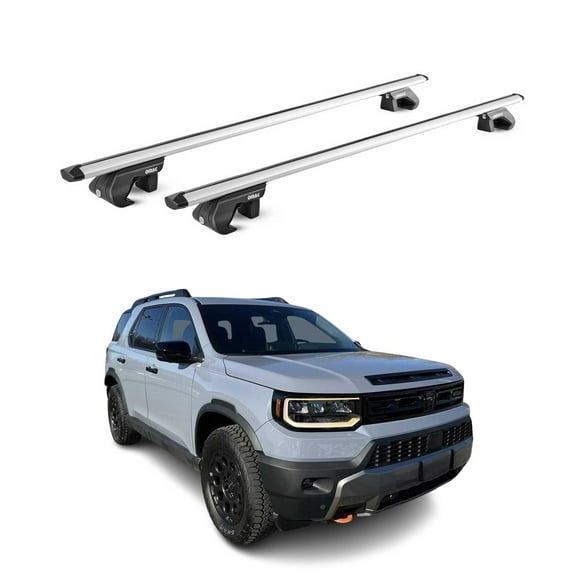 OMAC Roof Rack Cross Bars Fits Honda Passport 1995-2001 Silver Luggage Carrier 2 Pcs