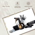 thumbnail image 6 of Elephant Stock Hair Salon Essentials Wall Art - Horizontal Canvas Wall Art - Living Room Wall Decor - Fashion And Beauty Canvas - White And Black Decor - 48" x 32", 6 of 8