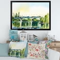 thumbnail image 3 of Designart 'Landscape With Old Bridge Over River In The Countryside' Traditional Framed Art Print, 3 of 4