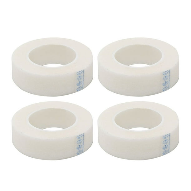 EeaseMX rollos de cinta médica de papel microporoso para extensiones de pestañas (blanca)