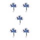 thumbnail image 3 of Guardurnaity Broches Paraguas Ballena Ondas de agua Esmalte Paquete de alfileres de solapa Insignia Regalo Niños Manualidades Accesorios para ropa Type2 NO2, 3 of 6
