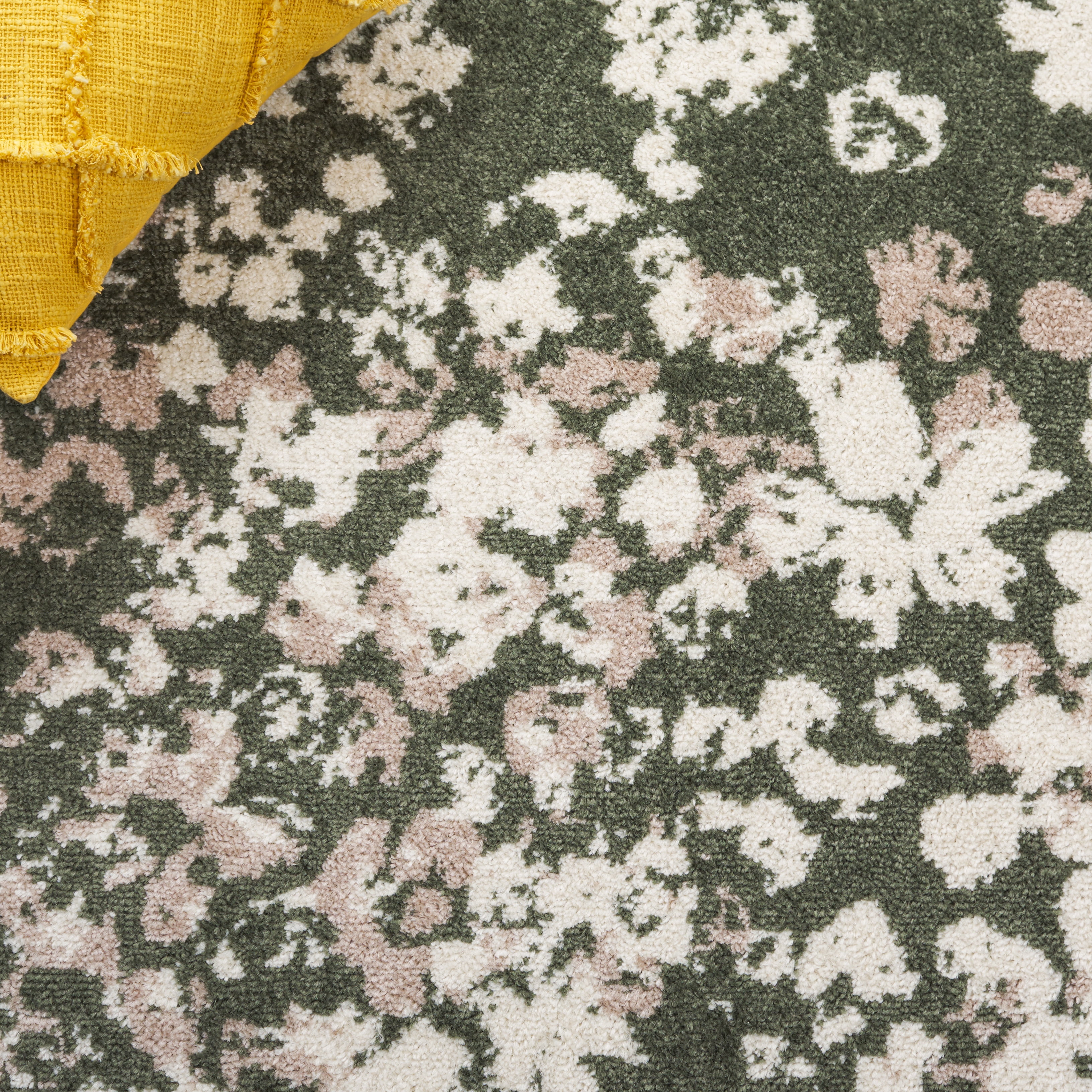 SAFAVIEH Adirondack Jermaine Abstract Area Rug, Dark Green/Ivory, 6' x 9'