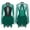 Dark Green, variant on Miutii Women's Figure Ice Skating Layered Keyhole Gymnastic Leotard Roller Skating Dance Costume Dark Green S