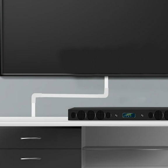 GOOHOCHY Cable Concealer Cord Cover PVC for Audio Video Cable 1 Set