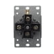 thumbnail image 3 of Leviton 00278-S00 Recept&aacute;culo de montaje empotrado, Hoja recta, grado Industrial, 30Amp, 125/250 V, NEMA 14-30R, 3P, 4H, 3 of 4