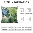 thumbnail image 5 of PRATYUS  Pillow Cover Tropical Palm Leaves Throw Pillow Case Cushion Cover Pillowcase for Sofa Home Bed Decorative 12x12in, 5 of 5