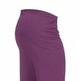thumbnail image 5 of YHAJDS Maternity Workout Yoga Pants Solid Color Elastic Band Over the Belly No Tummy Pressure Long Yoga Trousers, 5 of 8