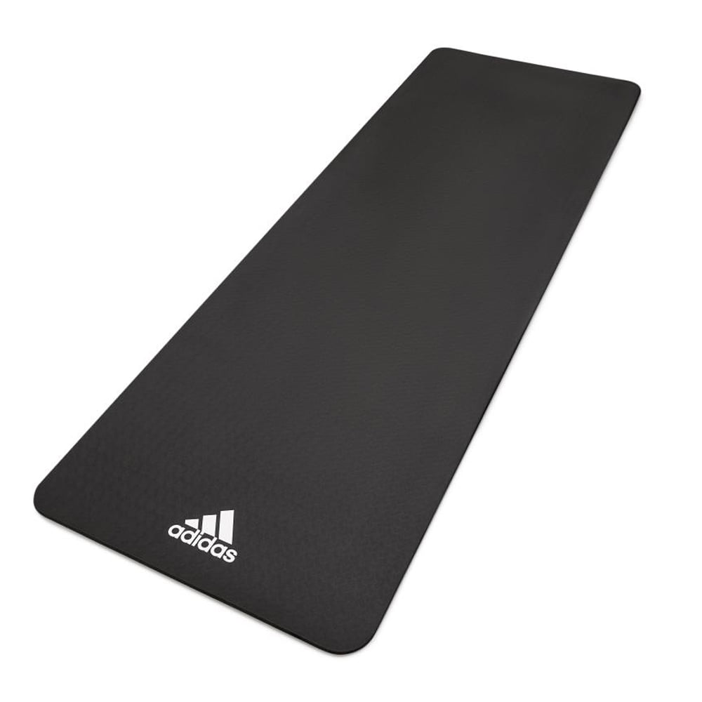 Adidas Universal Exercise Slip Resistant Fitness Yoga Mat, 8mm Thick