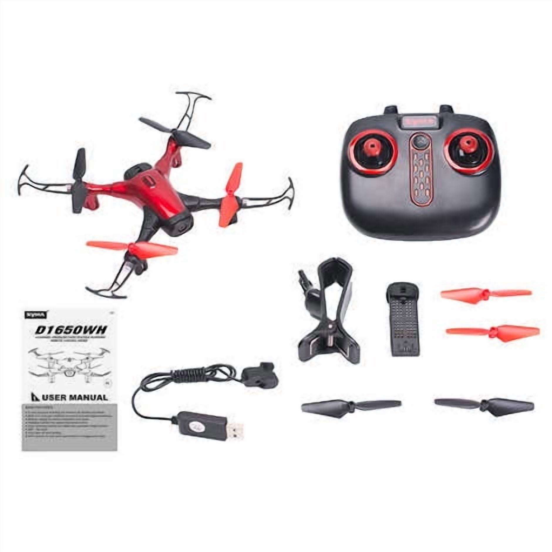 Syma Sky Phantom FPV Drone 4 CH Remote Control Drone, Red