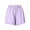 Purple, variant on Coerni Big Kids Girls Cotton Solid Color Shorts Toddler Elastic Waist Bow Sports Shorts Summer Breathable Jogger Shorts